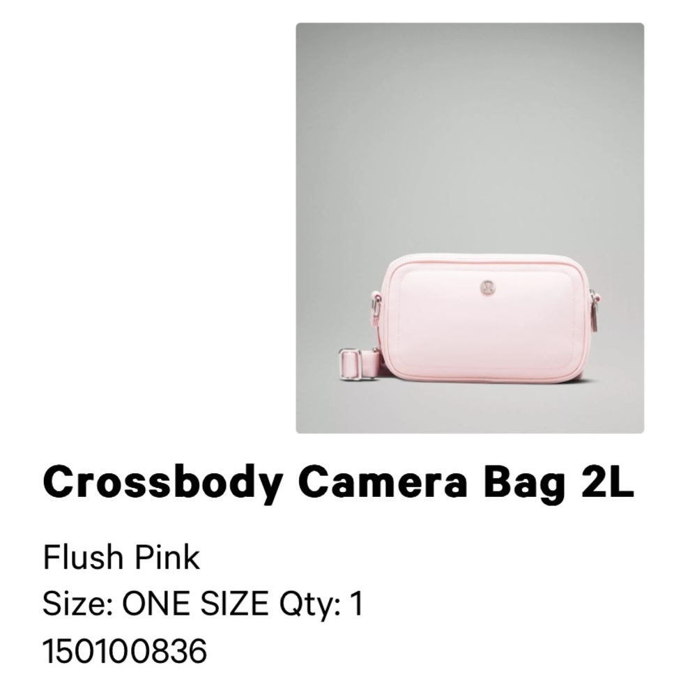 Lululemon Crossbody Camera Bag 2L